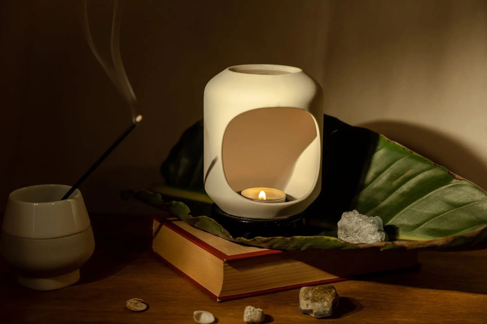 Aromaterapijos lempa su žvake